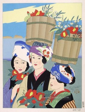 Japanische Werke - fleurs d hiver oshima japon 1955 Japanese
